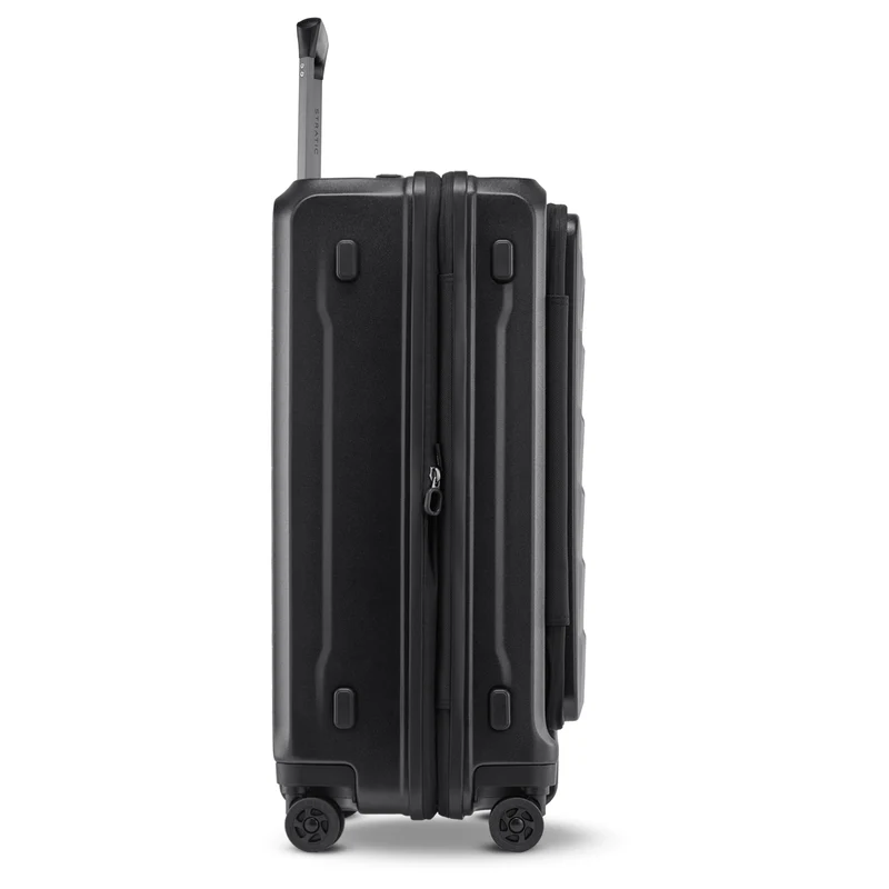Stratic Phoenix ML - Trolley de 4 ruedas con bolsillo delantero 65 cm expandible (black)