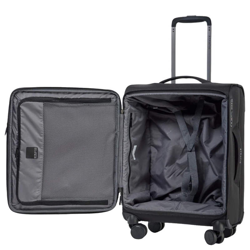 Stratic Lite - Trolley de cabina con 4 ruedas 55 cm (black)
