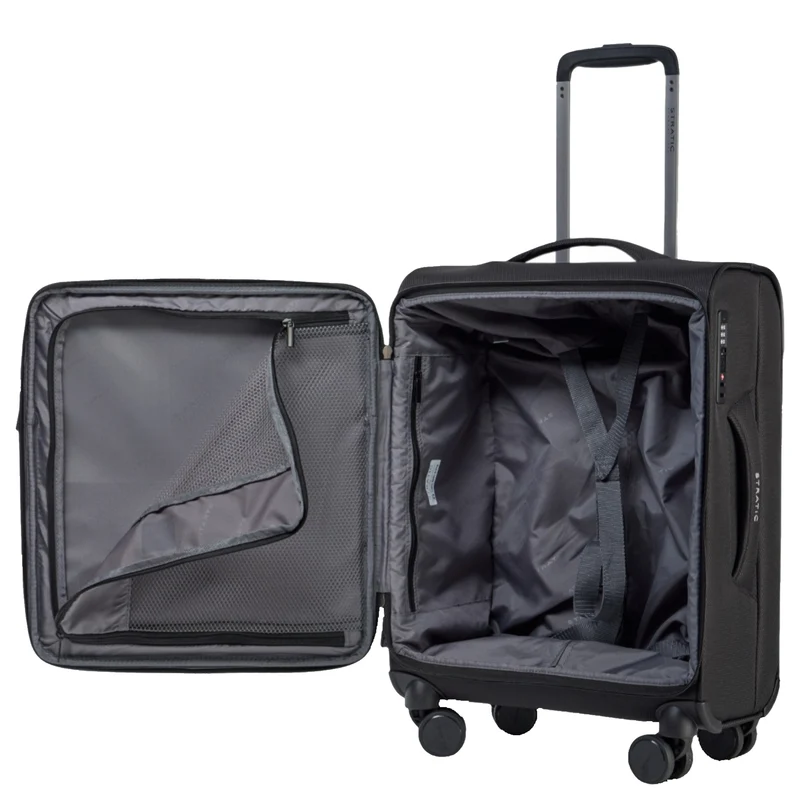 Stratic Lite - Trolley de cabina con 4 ruedas 55 cm (black)