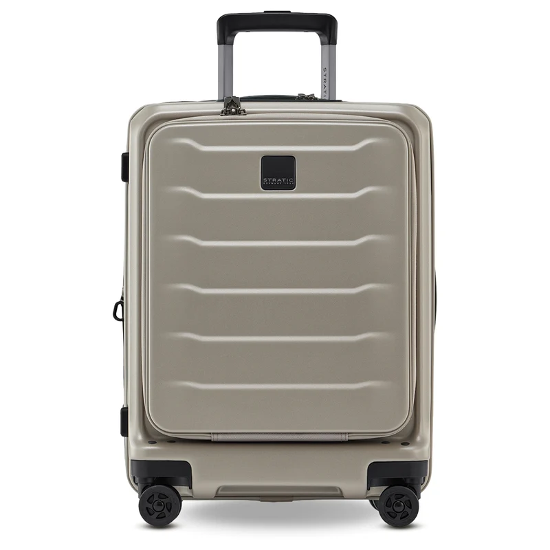 Stratic Phoenix ML - Trolley de cabina con 4 ruedas y bolsillo delantero 55 cm erw. (champagne)