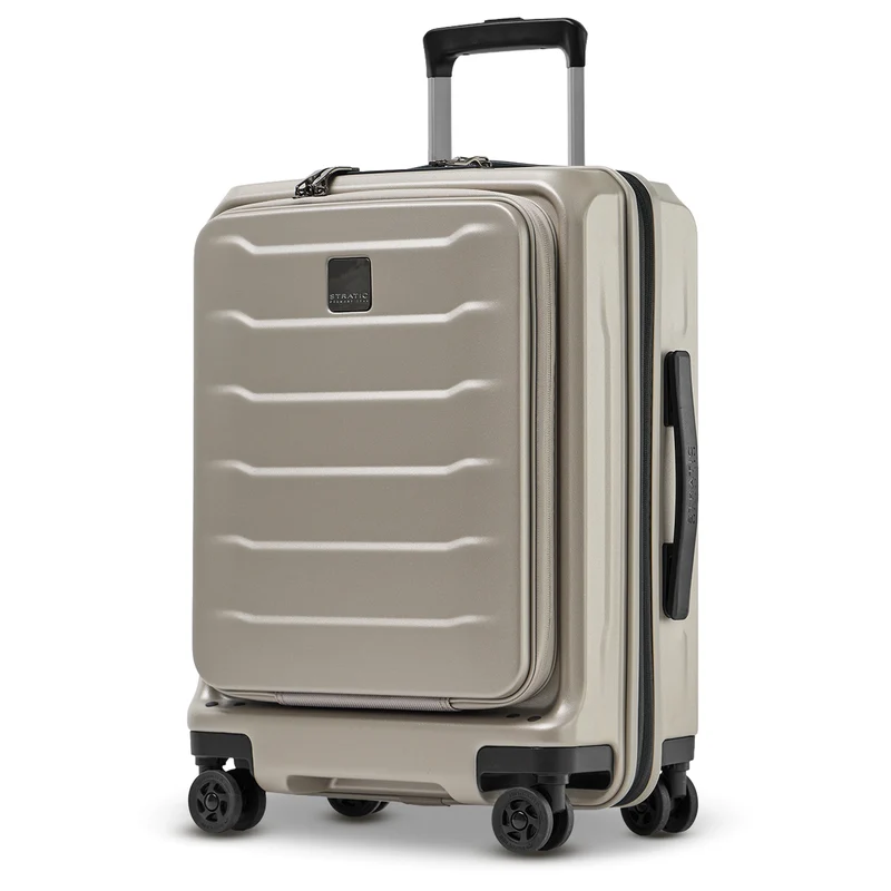 Stratic Phoenix ML - Trolley de cabina con 4 ruedas y bolsillo delantero 55 cm erw. (champagne)