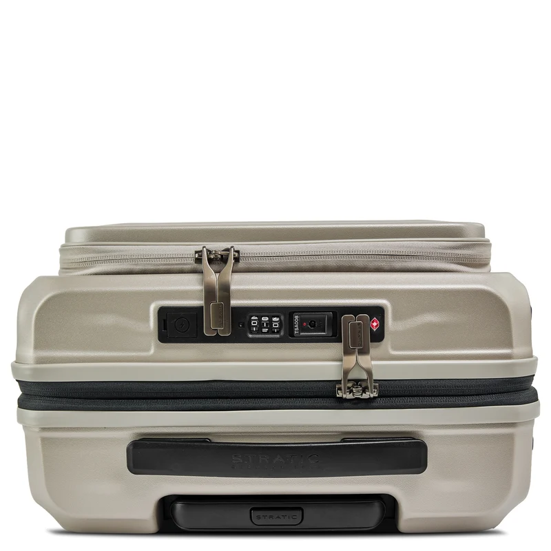 Stratic Phoenix ML - Trolley de cabina con 4 ruedas y bolsillo delantero 55 cm erw. (champagne)