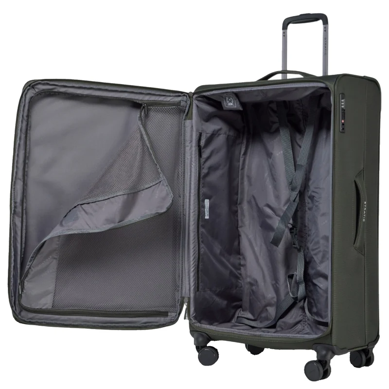 Stratic Lite - Trolley de 4 ruedas 78 cm expandible (dark green)