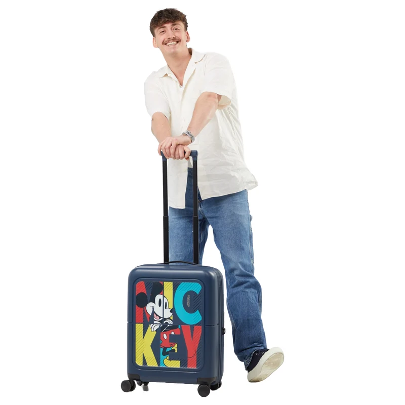 American Tourister Dashpop Disney - Trolley de cabina con 4 ruedas 55 cm expandible (bunt/print)