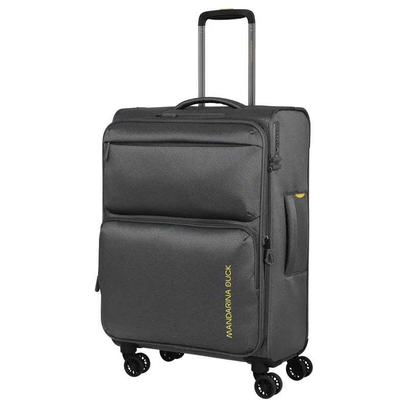 Mandarina Duck Zephyr - Trolley de 4 ruedas 67 cm expandible (graphite)