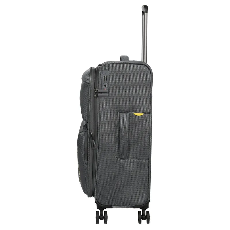 Mandarina Duck Zephyr - Trolley de 4 ruedas 67 cm expandible (graphite)