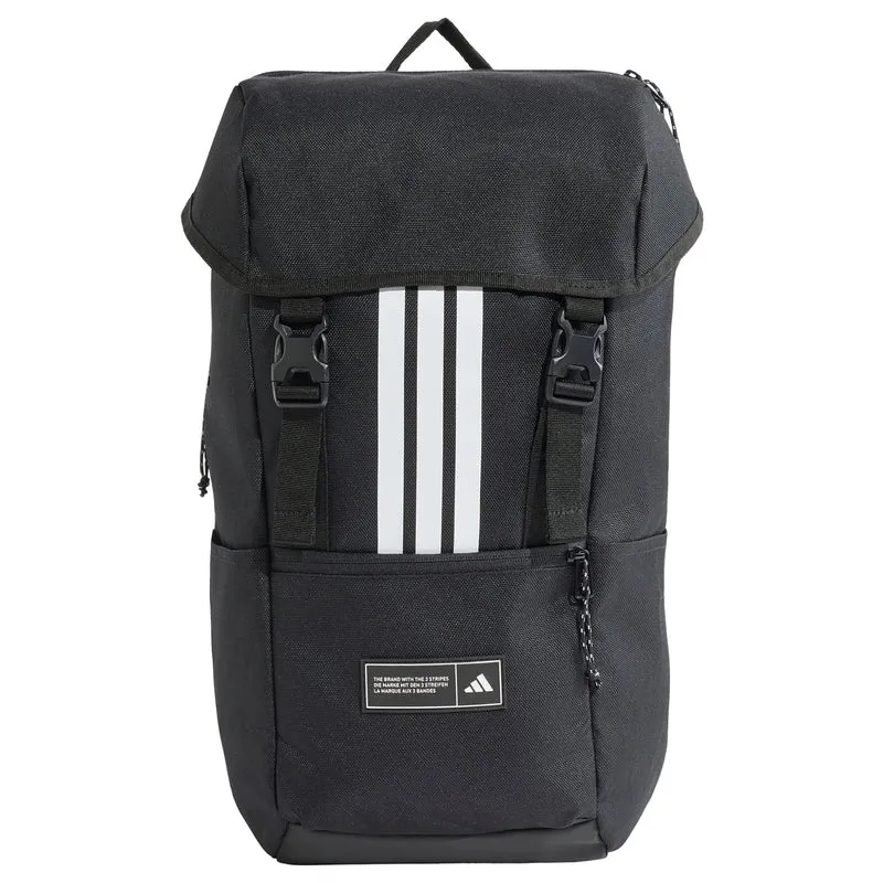 adidas 3 Stripes Flap Backpack - Mochila 50 cm (black)