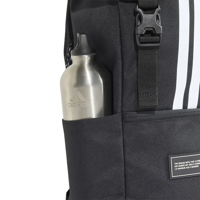 adidas 3 Stripes Flap Backpack - Mochila 50 cm (black)