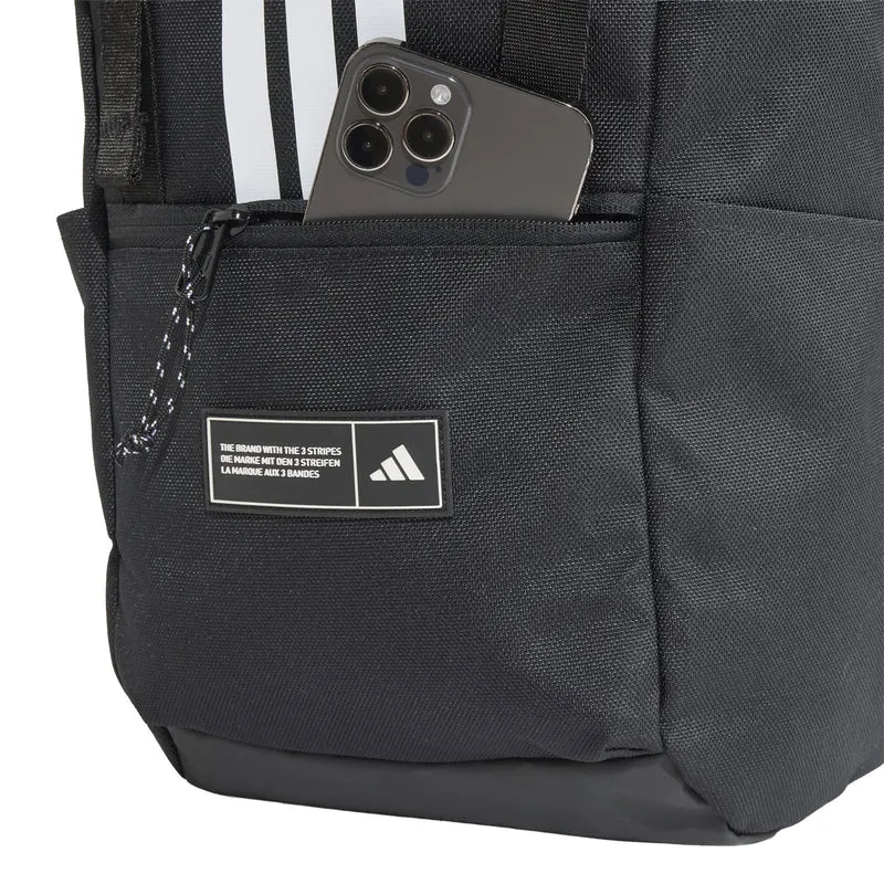 adidas 3 Stripes Flap Backpack - Mochila 50 cm (black)