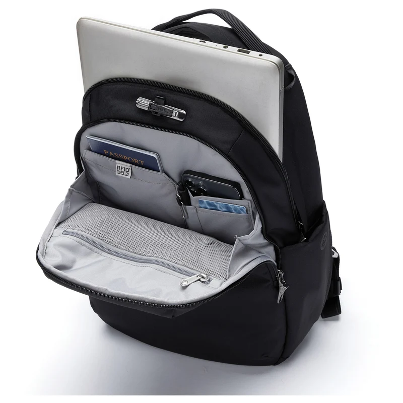 pacsafe V All-around - Mochila 13" 41 cm (negro azabache)