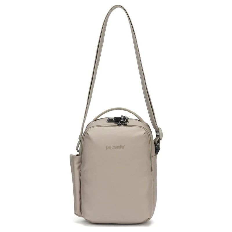 pacsafe V Tour Crossbody - Bandolera 28.5 cm (beige)