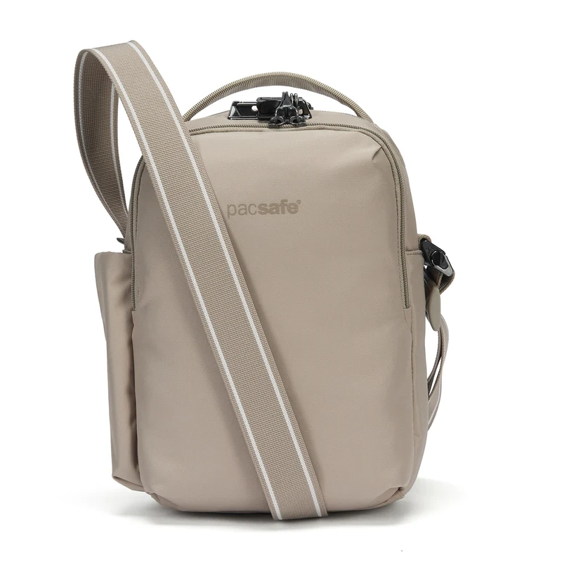 pacsafe V Tour Crossbody - Bandolera 28.5 cm (beige)