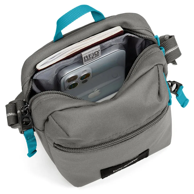 pacsafe GO Micro Crossbody - Bandolera 17.5 cm RFID (color: piedra)