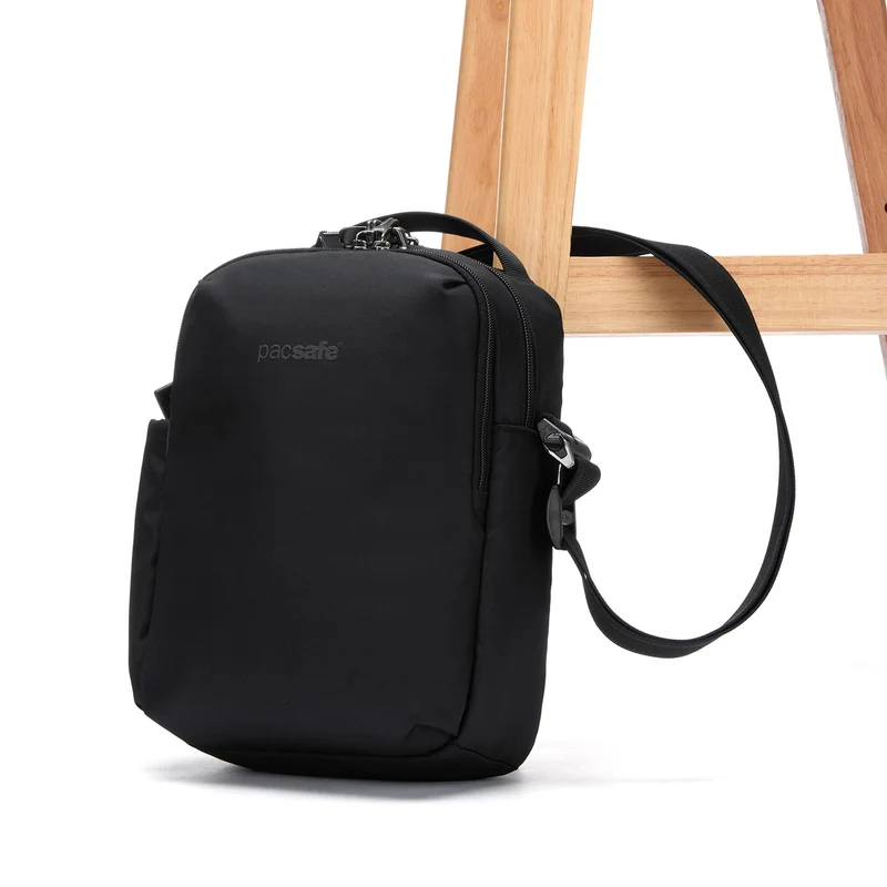 pacsafe V Tour Crossbody - Bandolera 28.5 cm (negro azabache)