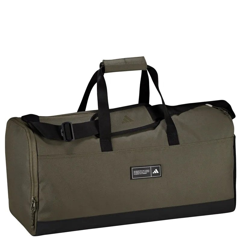 adidas 3 Stripes Duffel Bag Medium - Bolsa de fin de semana (olistr/black)