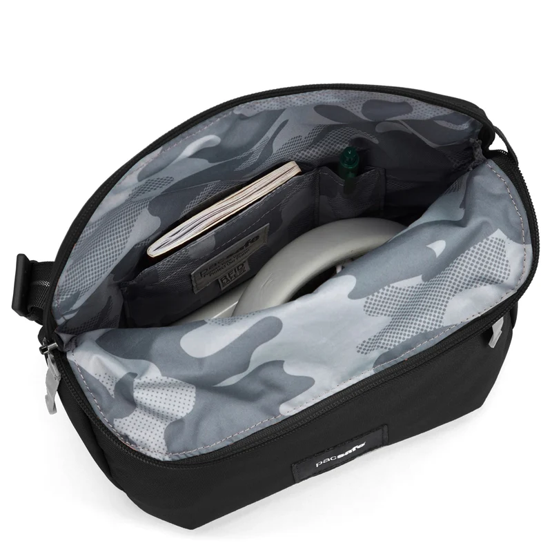 pacsafe GO Saddle Crossbody - Bolso bandolera 24 cm (jet black)