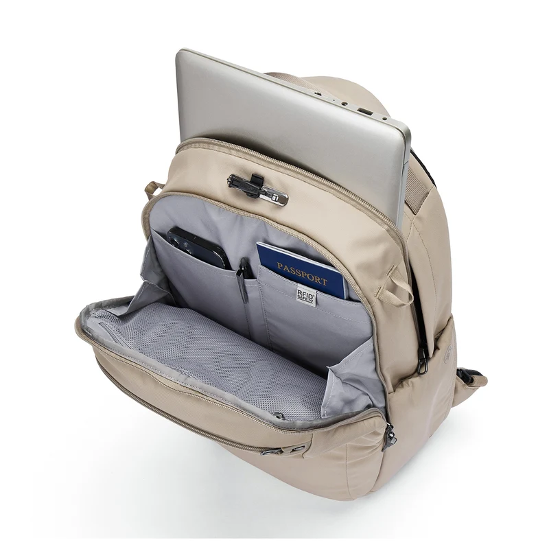 pacsafe V 26L Tour - Mochila 16" 46.5 cm (beige)