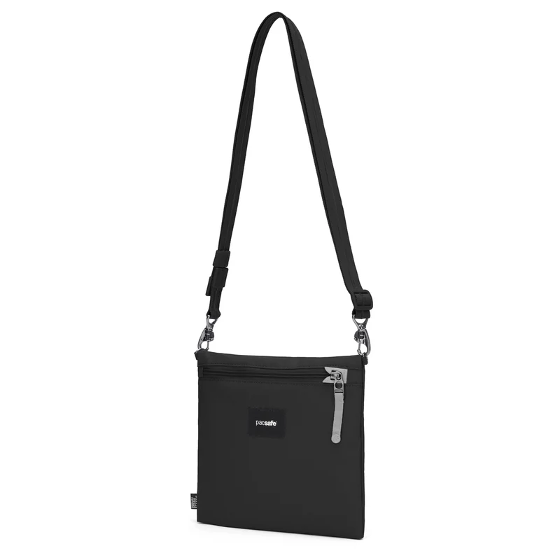 pacsafe GO Crossbody Pouch - Bolso Bandolera 24 cm (jet black)