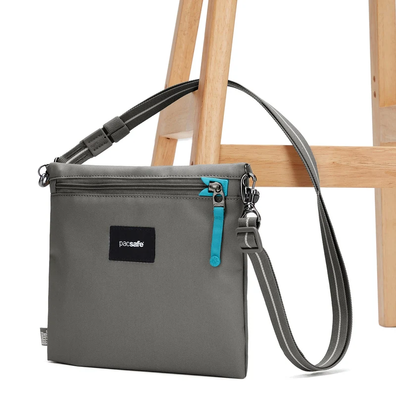 pacsafe GO Crossbody Pouch - Bolso Bandolera 24 cm (stone)