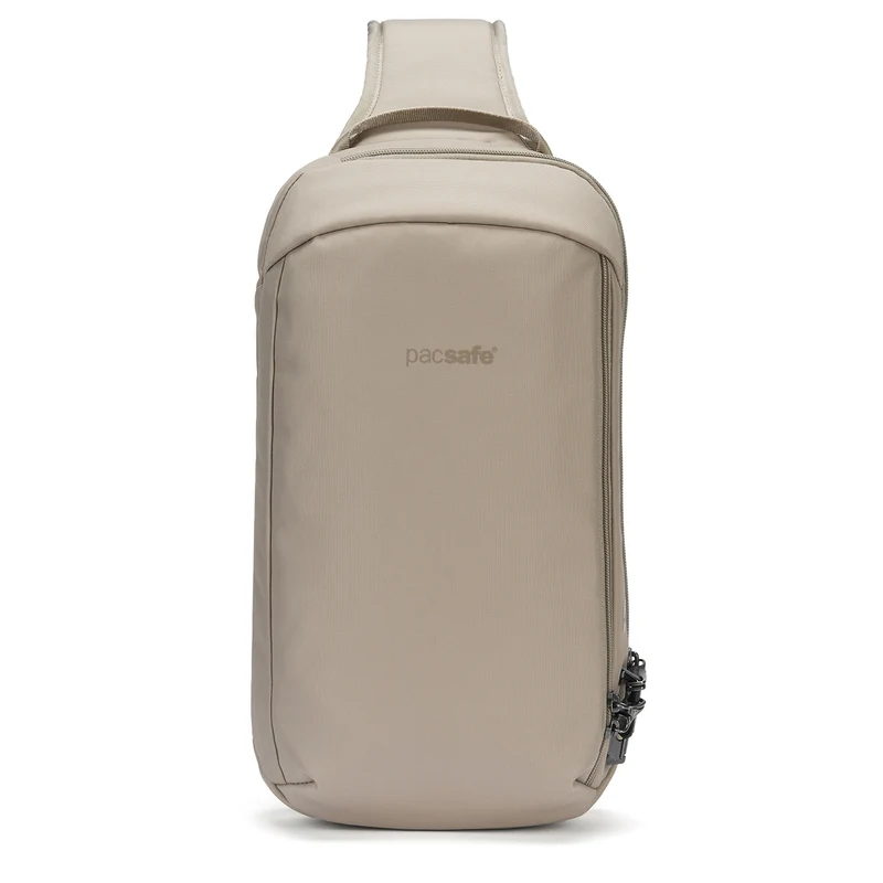 pacsafe V Tech Sling - Bolso bandolera 40 cm (beige)