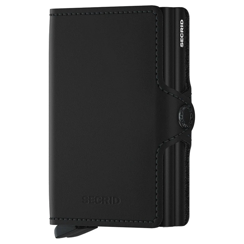 Secrid Matte Twinwallet - Cartera 12cc 7 cm RFID (black)