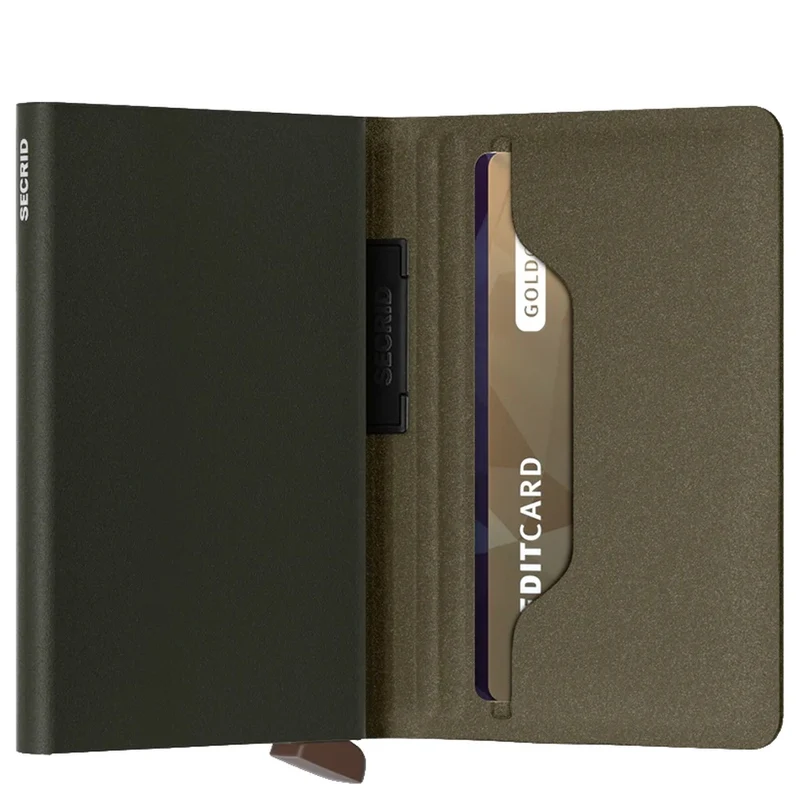 Secrid Liba Bandwallet - Cartera 6cc 10.2 cm RFID (green-orange)