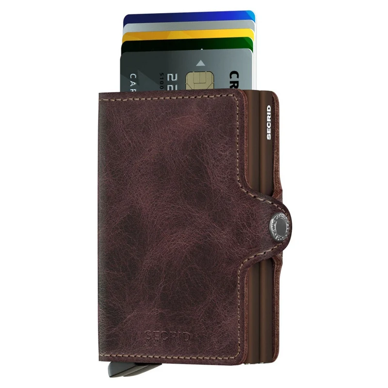 Secrid Vintage Twinwallet - Cartera RFID 7 cm (chocolate)