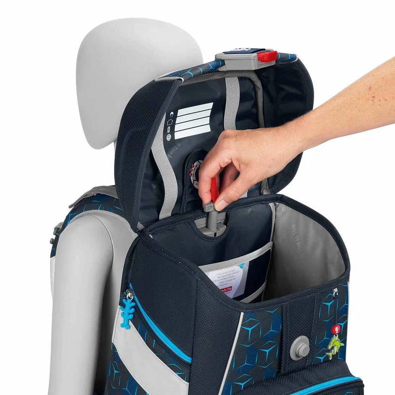 Step by Step Space Shine - Set de mochila escolar 5 piezas (Shark Dexter)