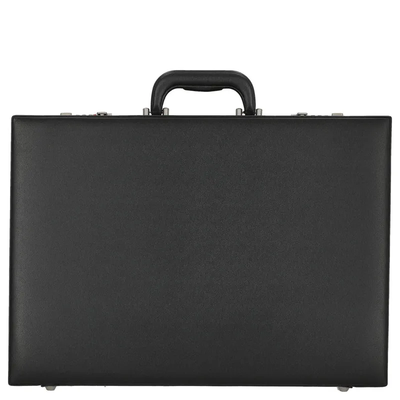 D&N Tradition Business - Maletín para documentos 44 cm expandible PU (schwarz)