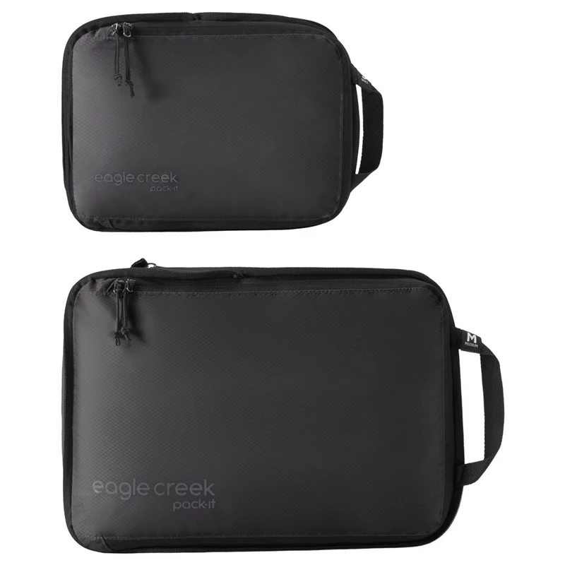 Eagle Creek Pack-It Isolate Compression Cube Set S/M 2tlg. - Bolsa de compresión (black)