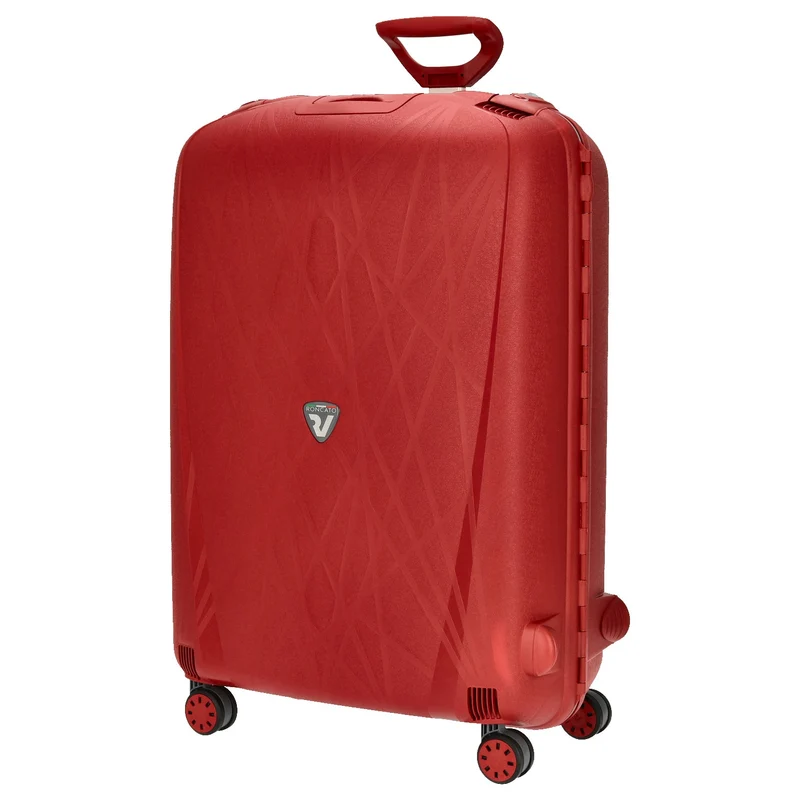 Roncato Light - Set de trolley con 4 ruedas 2 piezas M/L (rosso)