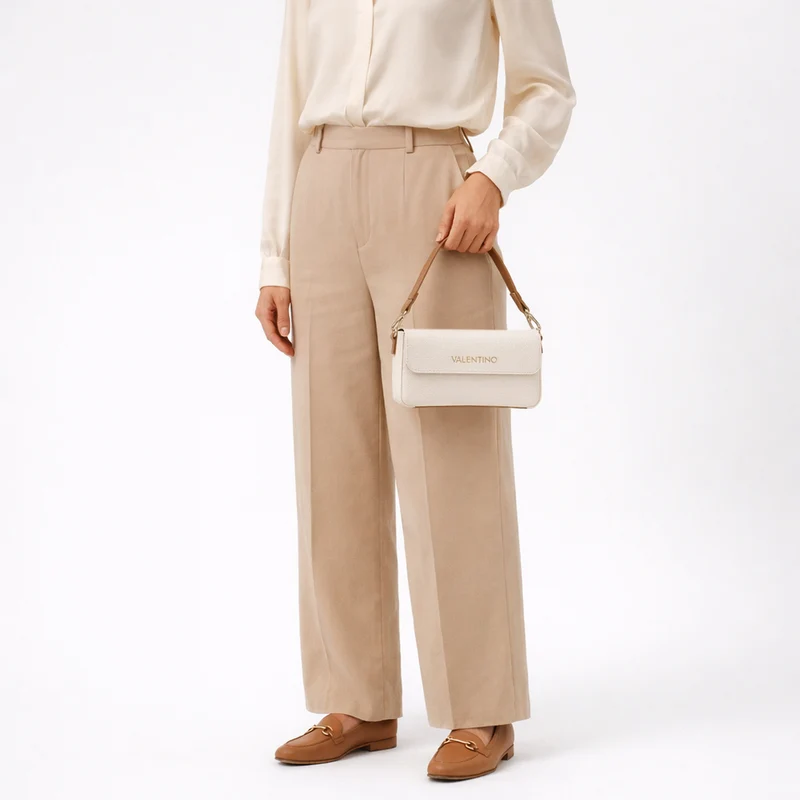 Valentino Bags Alexia - Bolso de hombro 25 cm (bianco/cuoio)