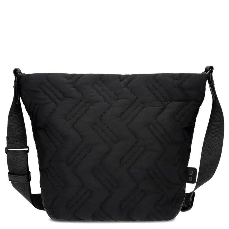 zwei Cleo - Bolso bandolera 35 cm (black-new)