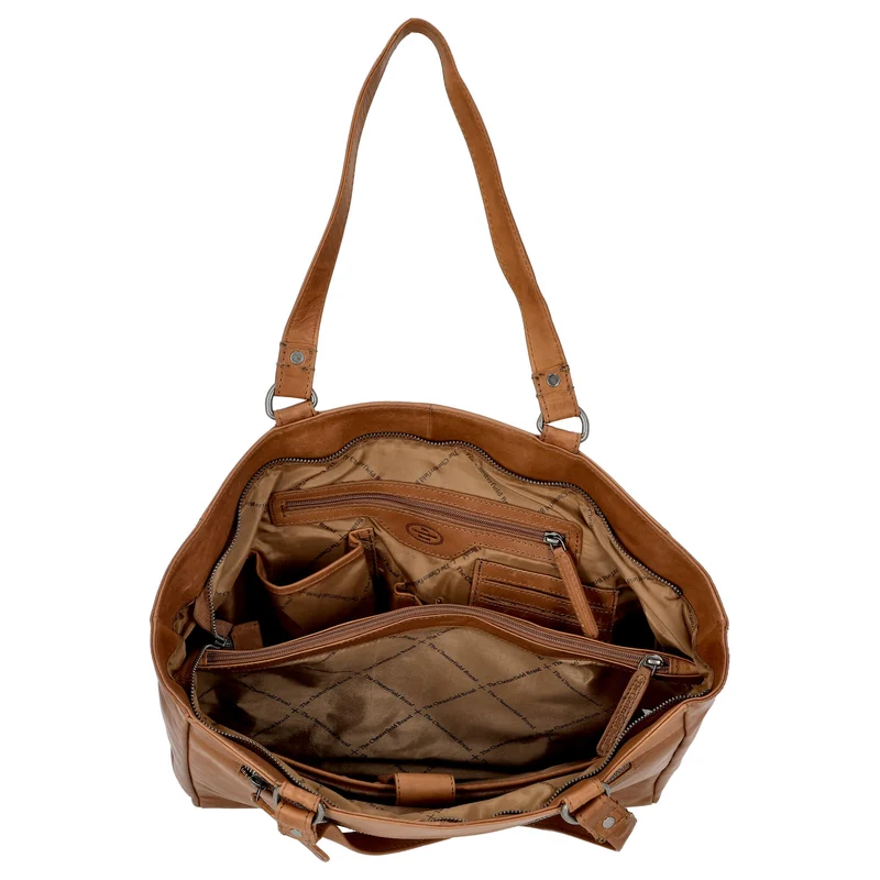 The Chesterfield Brand Berlin - Bolso shopper 15.4" L Leder 28 cm (cognac)