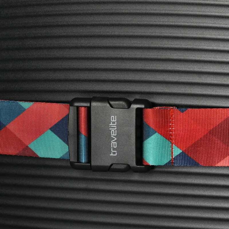 Travelite Accessoires - Cinturón para maleta (blau/rot)