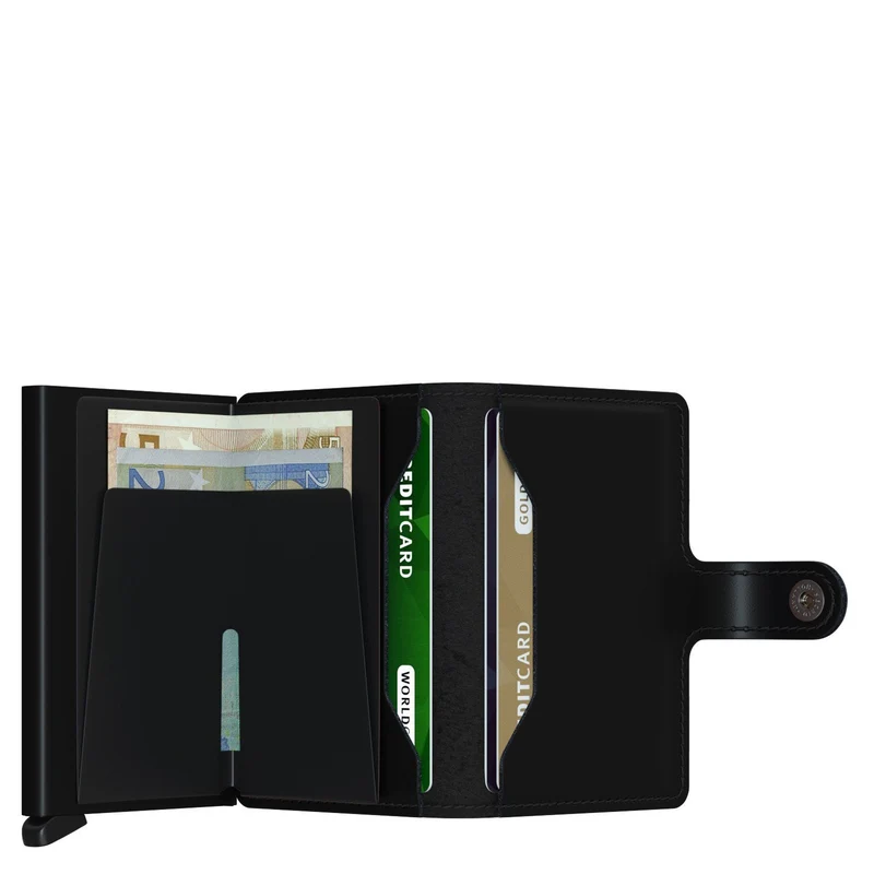 Secrid Matte Miniwallet - Cartera RFID 6.5 cm (black)