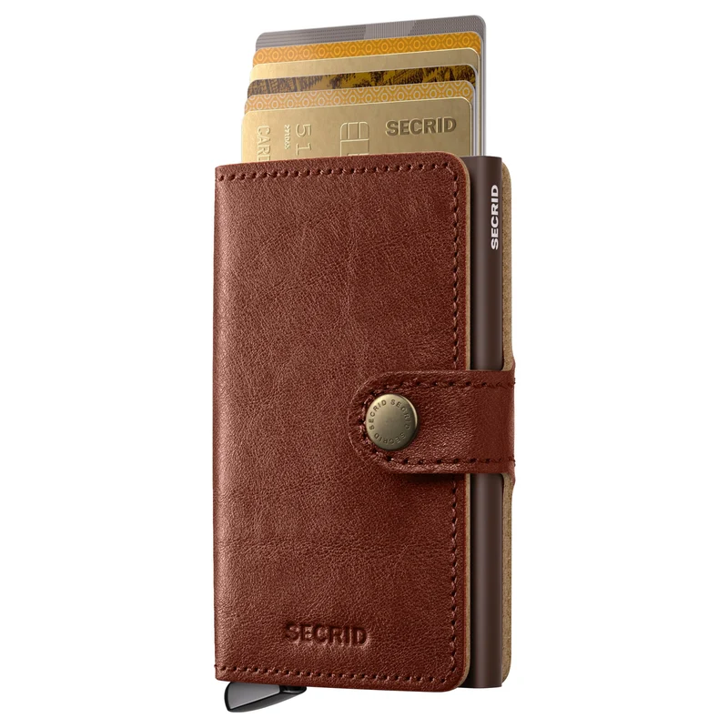 Secrid Premium Basco Miniwallet - Cartera RFID 6.5 cm (whiskey+)