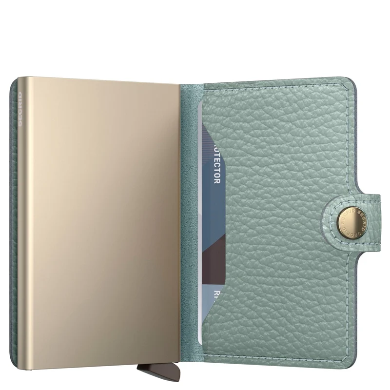 Secrid Miniwallet Pebble - Cartera 6cc 10.2 cm RFID (sea green)
