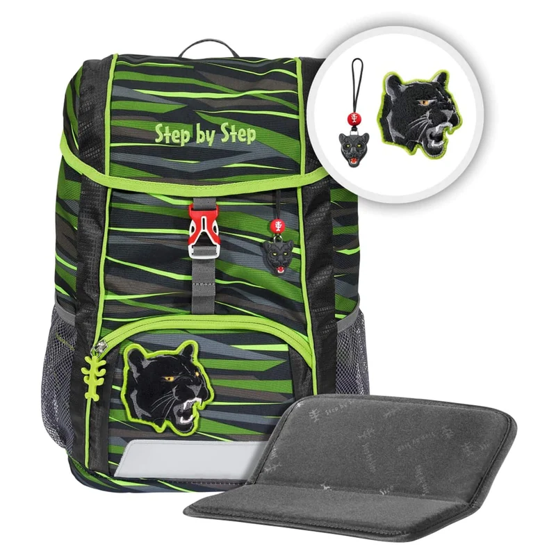 Step by Step KID - Set de mochila 3 piezas 35 cm (Wild Cat Chiko)