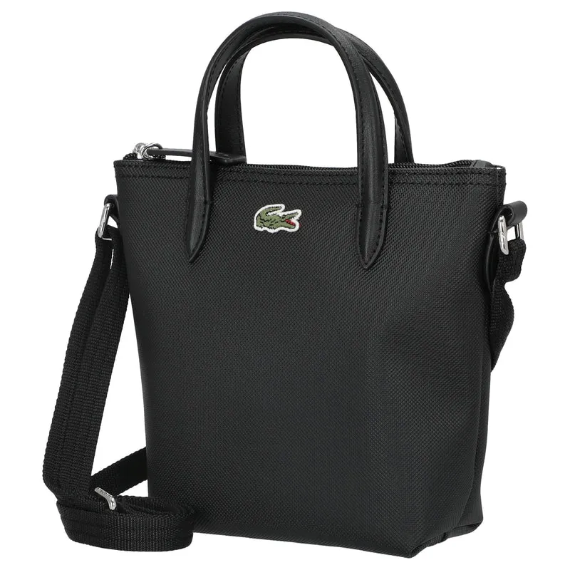 Lacoste Mini-Tote L.12.12 Concept - Bolso de mano 18 cm (black)