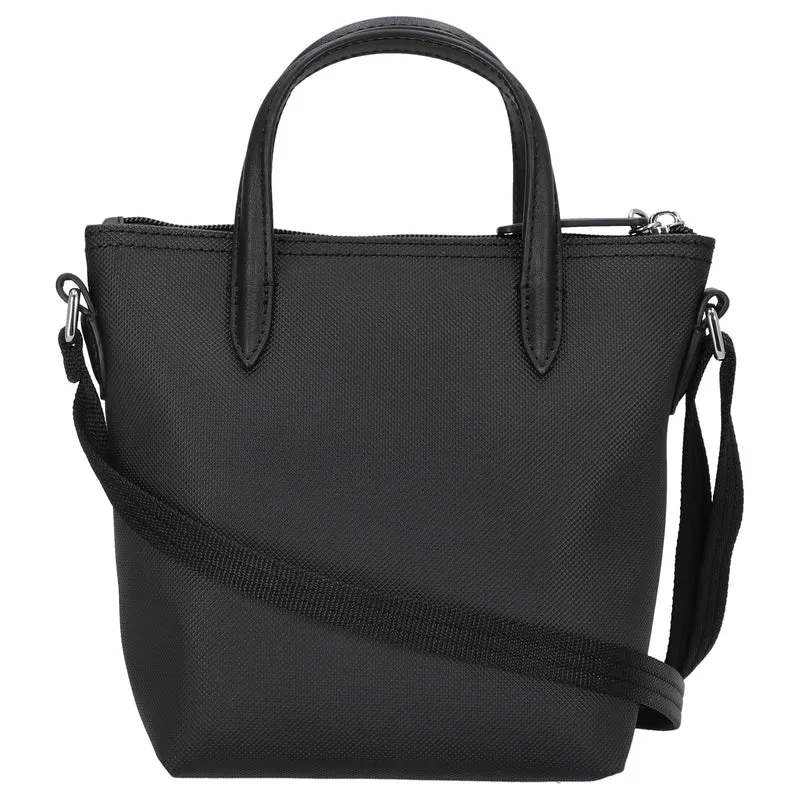 Lacoste Mini-Tote L.12.12 Concept - Bolso de mano 18 cm (black)