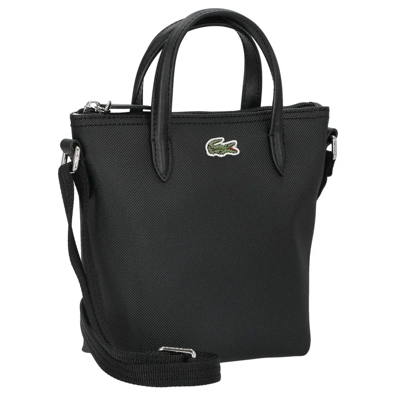 Lacoste Mini-Tote L.12.12 Concept - Bolso de mano 18 cm (black)