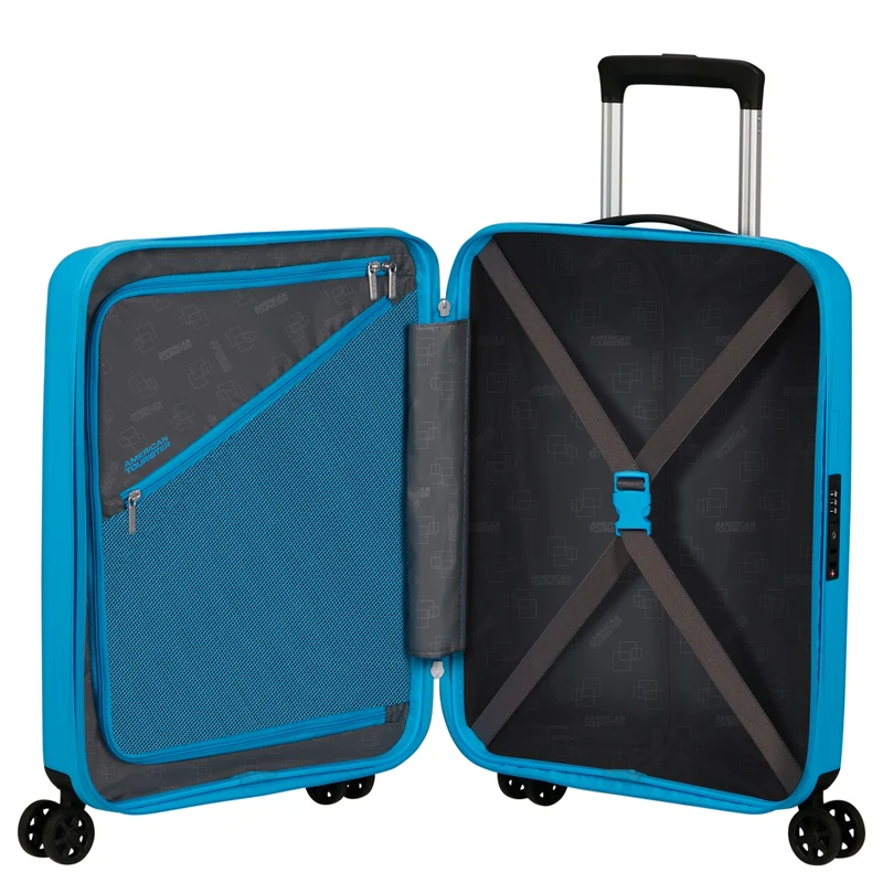 American Tourister Rejoy - Trolley de cabina con 4 ruedas 55 cm (blau)