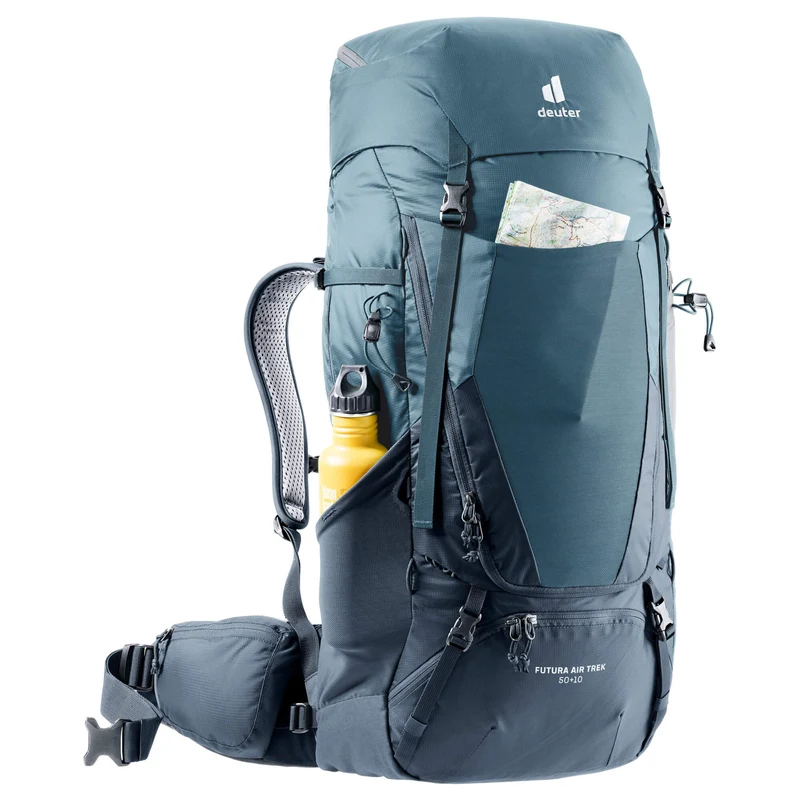 Deuter Futura Air Trek 50 + 10 - Mochila de trekking 75 cm expandible (atlantic-ink)