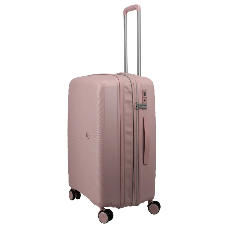 Travelite Tamaris Voyaage - Trolley de 4 ruedas 66 cm M expandible (blush)