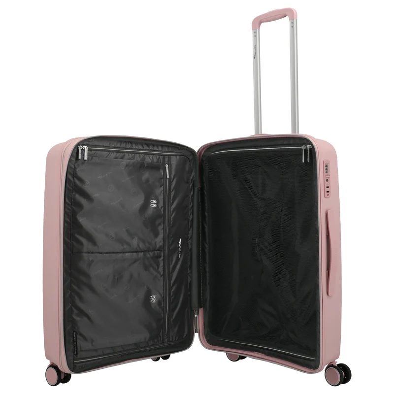Travelite Tamaris Voyaage - Trolley de 4 ruedas 66 cm M expandible (blush)