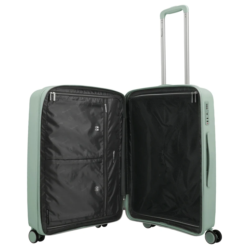 Travelite Tamaris Voyaage - Trolley de 4 ruedas 66 cm M expandible (sage green)