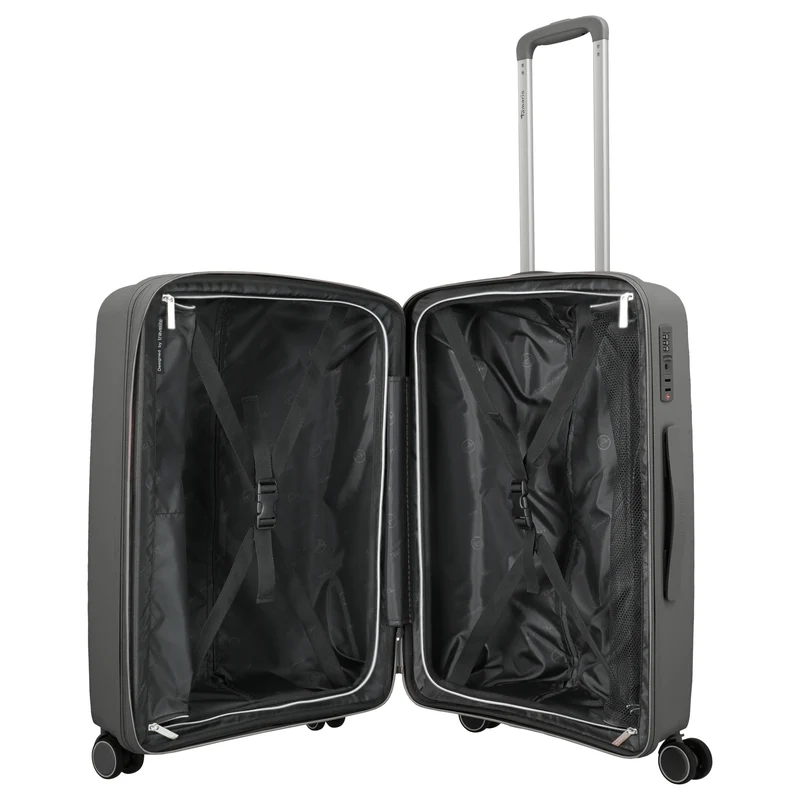 Travelite Tamaris Voyaage - Trolley de 4 ruedas 66 cm M expandible (anthracite)