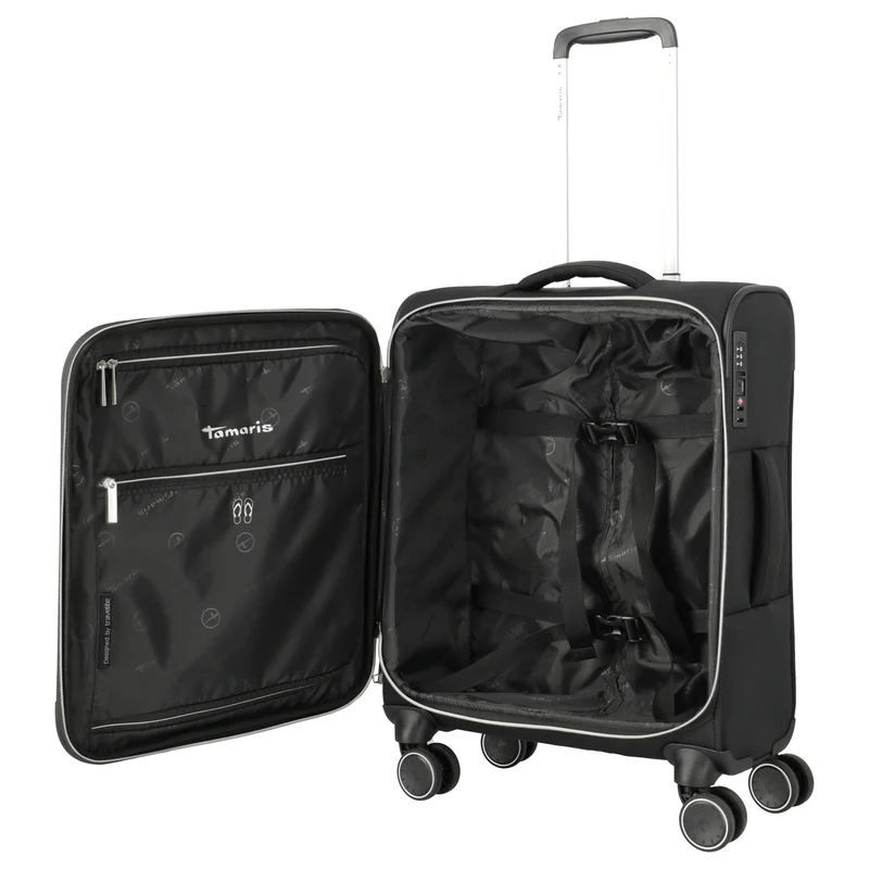 Travelite Tamaris Voyaage - Trolley de cabina con 4 ruedas S 55 cm (black)