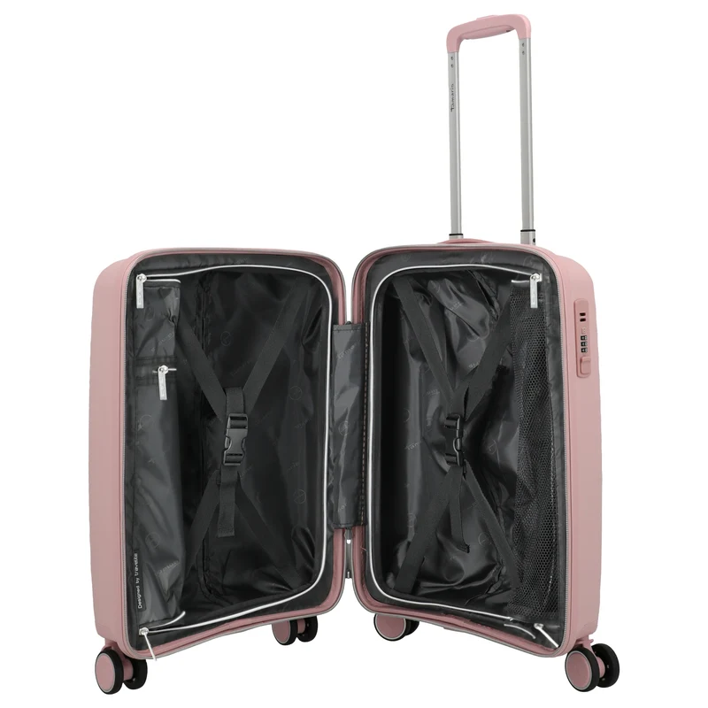 Travelite Tamaris Voyaage - Trolley de cabina con 4 ruedas S 55 cm (blush)